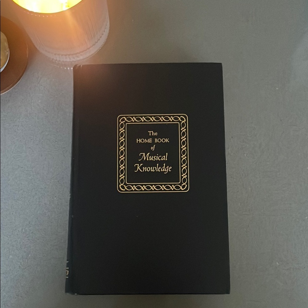 Antique Literature: "The Home Book of Musical Knowledge." David Eden in 1954